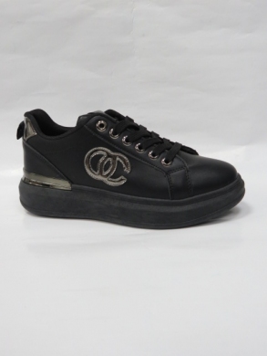 Buty sportowe damskie na płaskim (36-41) JDJ-2 BLACK
