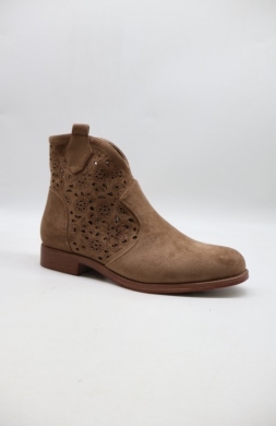 Botki damskie na płaskim (36-41) H256 COFFE