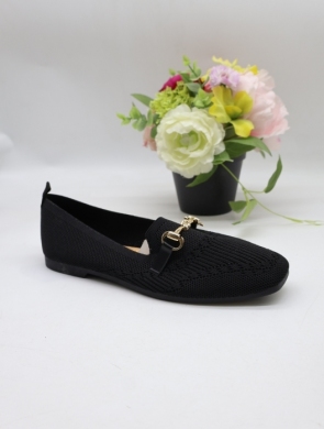 Mokasyny damskie na płaskim (36-41) PS770-7 BLACK