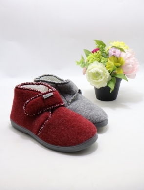 Kapcie damskie ocieplane (37-42) B028-ZM MIX