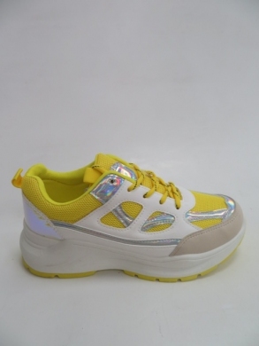 Sneakersy damskie niskie (36-41) HT-42 YELLOW