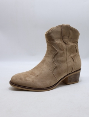 Botki damskie na obcasie (36-41) DF222 KHAKI