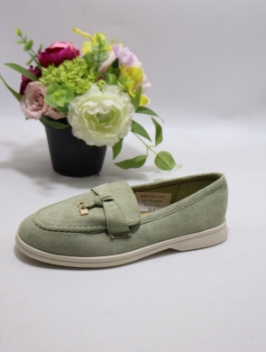Mokasyny damskie na płaskim (36-41) H8-585 GREEN