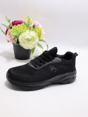 Buty sportowe damskie na płaskim (36-41) AGF-JX-695 BLACK