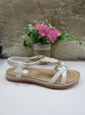 Sandały damskie na płaskim (36-40) Z-6 WHITE