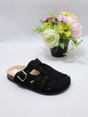 Klapki damskie na płaskim (36-41) TZ247 BLACK