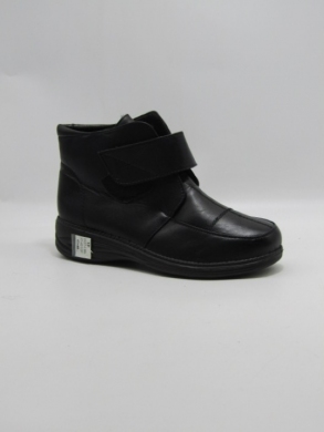 Botki damskie ocieplane na płaskim (37-42) 2327-1 BLACK