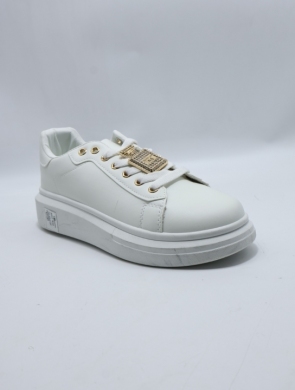 Buty sportowe damskie na płaskim (36-41) 8933 WHITE
