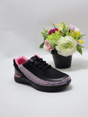 Buty sportowe damskie na płaskim (36-41) D3-218 BL/PINK