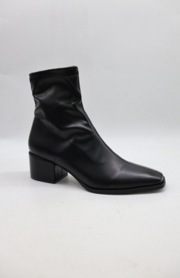 Botki damskie na obcasie (36-41) 2592P BLACK