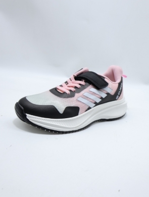 Buty sportowe dziewczęce (33-38) EC333 BLACK/PINK