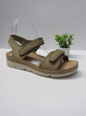 Sandały damskie na koturnie (36-41) 0543 BEIGE