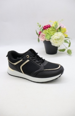 Buty sportowe damskie na płaskim (36-41) 6779 BLACK