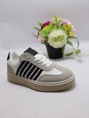 Buty sportowe damskie na płaskim (36-41) ALLS-20 WHITE