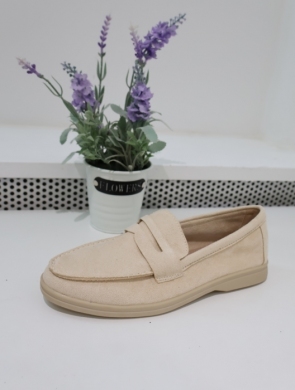Mokasyny damskie na płaskim (36-41) QQ278 BEIGE