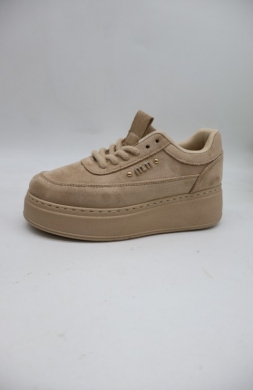 Buty sportowe damskie na płaskim (36-41) 26675 KHAKI