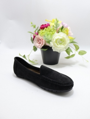 Mokasyny damskie na płaskim (36-41) JS155-1 BLACK