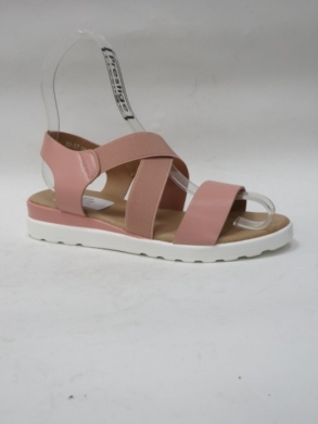 Sandały damskie na płaskim (36-41) YO-57 PINK