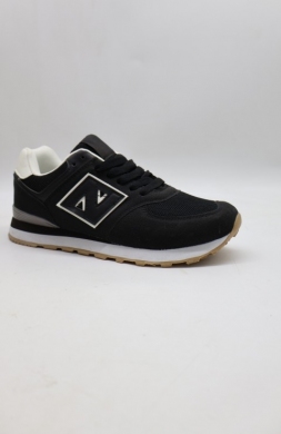 Buty sportowe damskie na płaskim (36-41) DNB6-11 BL/WH