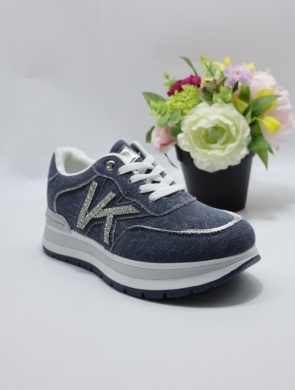 Buty sportowe damskie na płaskim (36-41) J-182 NAVY