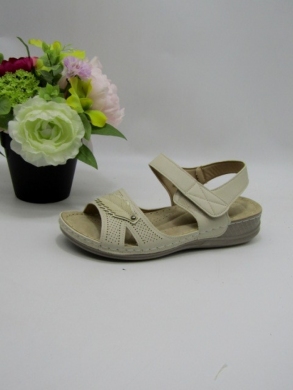 Sandały damskie na płaskim (36-42) 21326-4 BEIGE