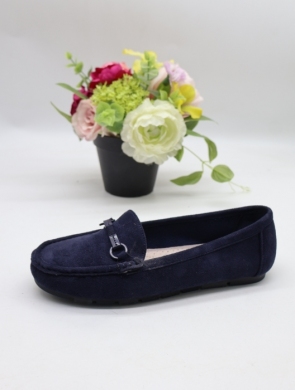 Mokasyny damskie na płaskim (36-41) 6358 NAVY