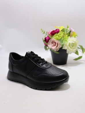 Buty sportowe damskie na płaskim (36-41) L220-1 BLACK