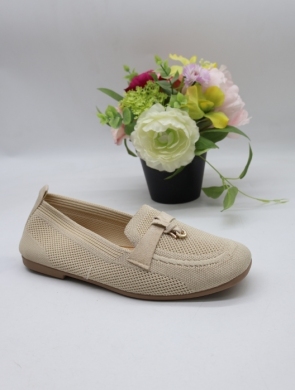 Mokasyny damskie na płaskim (36-41) L230 BEIGE