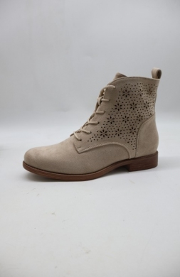 Botki damskie na obcasie (36-41) H202-3 BEIGE