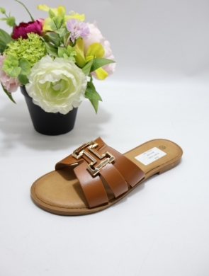 Klapki damskie na płaskim (36-41) SU066 CAMEL