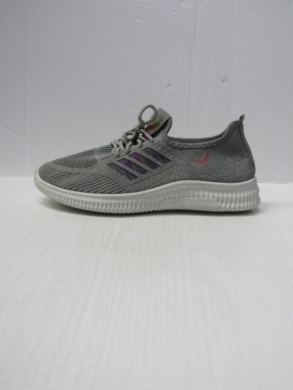 Buty sportowe damskie na płaskim (36-42) 92058 LGREY/WHITE