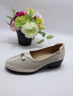 Półbuty damskie na obcasie (36-41) 2A839-1 BEIGE