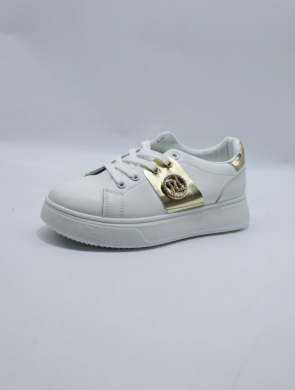 Buty sportowe damskie na płaskim (36-41) JDJ-30 WHITE/GOLD