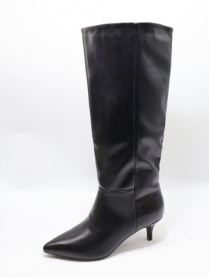 Kozaki damskie ocieplane na szpilce (36-41) 8277 BLACK