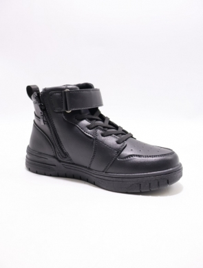 Botki chłopięce (32-37) Q382 BLACK