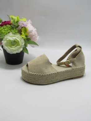 Sandały damskie na płaskim (36-41) H152 BEIGE