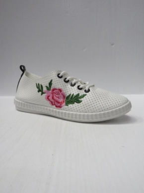Tenisówki damskie (36-41) 101-1 WHITE/BLACK