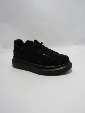 Buty sportowe damskie na płaskim (36-41) 8936 BLACK