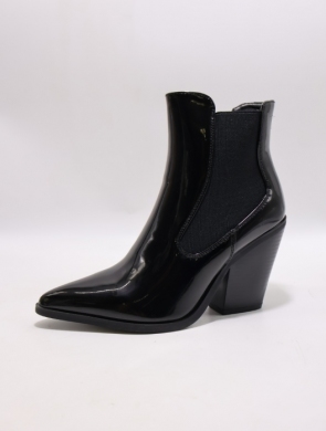 Botki damskie ocieplane na obcasie (36-41) BH326 BLACK