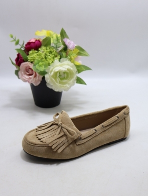 Mokasyny damskie na płaskim (36-41) H8-980 KHAKI