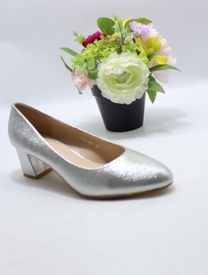 Czółenki damskie na obcasie (36-41) AXHX-150 SILVER