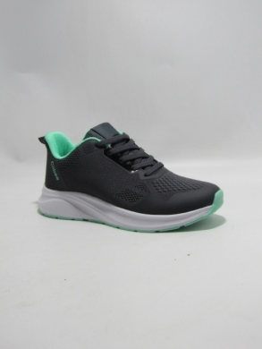 Buty sportowe damskie na płaskim (36-41) AD 271 MGRAY/GREEN