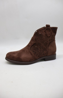 Botki damskie na płaskim (36-41) H256-6 BROWN