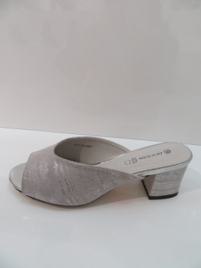 Klapki damskie na obcasie (36-41) GD-FL1332 GREY