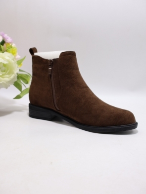 Botki damskie na płaskim (36-41) TAM-203 BROWN