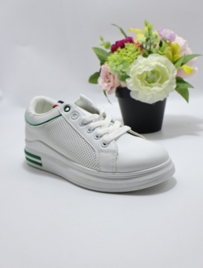 Buty sportowe damskie na płaskim (36-41) D235-313 WH/GREEN