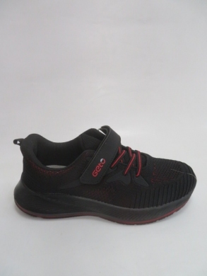 Buty sportowe chłopięce (32-37) F865 BLACK/RED