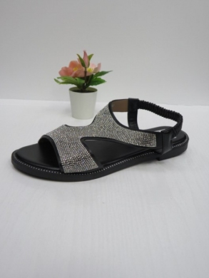 Sandały damskie na płaskim (36-41) 0-955 BLACK