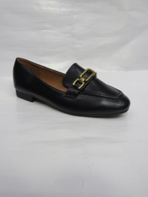 Mokasyny damskie na płaskim (36-41) W-233 BLACK