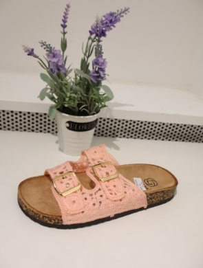 Klapki damskie na płaskim (36-41) BJ732 PINK